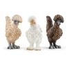 Coffret de Figurines Poules - Ferme Jouet et Grange de 3 Pieces avec Figurines Poules, Pour Garçons et Filles - Jouet 3 ans -
