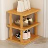 Six Layers Stable Structure Waterproof Large Capacity Bamboo Great Load Bearing Multi-purpose Entryway Shoes Storage Organizer Shelf