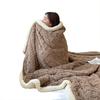Taffeta Fleece Blanket Lambswool Double-Layer Blanket Warm and Comfortable Cover Blanket for Fall and Winter
