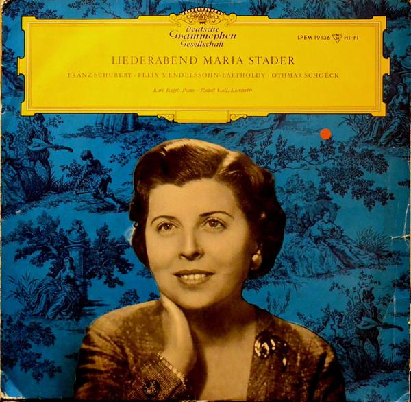 

Виниловая пластинка МАРИЯ ШТАДЕР ФРАНЦ ШУБЕРТ ФЕЛИКС Liederabend LPEM19136 Deutsche Grammo 1958 Германия Классика Б/у