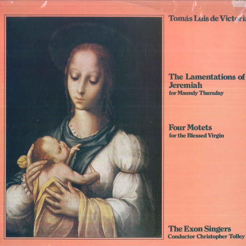 

LP Record EXON SINGERS, CHRISTOPHER TOLLEY - Tomas Luis De Victoria Lamentations ACA555 ALPHA UK Classical Used