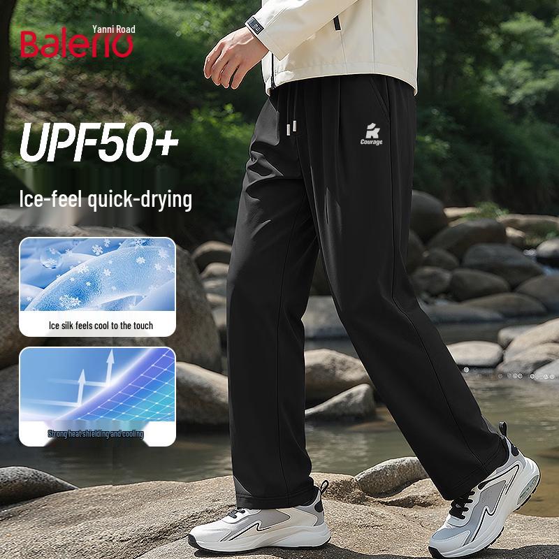 Baleno Men s Summer Cooling Sun Protection Straight Casual Pants 2XL