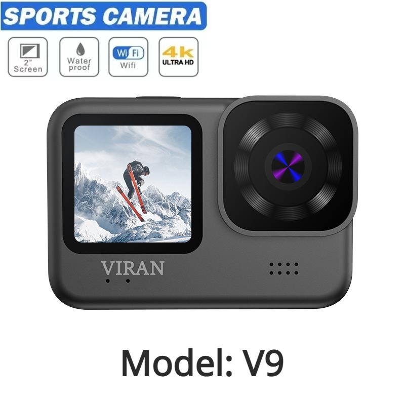 

Экшн-камера V9 с защитой от сотрясений, Wi-Fi, 4 К/30 кадров в секунду, с экраном дистанционного управления, подводный водонепроницаемый шлем, видеокамера, рекордер
