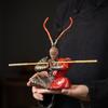 Chinese Zen Home Decor Ceramic Handicraft Ornaments Sun WuKong Living Room Decoration Monkey King Desktop Accessory