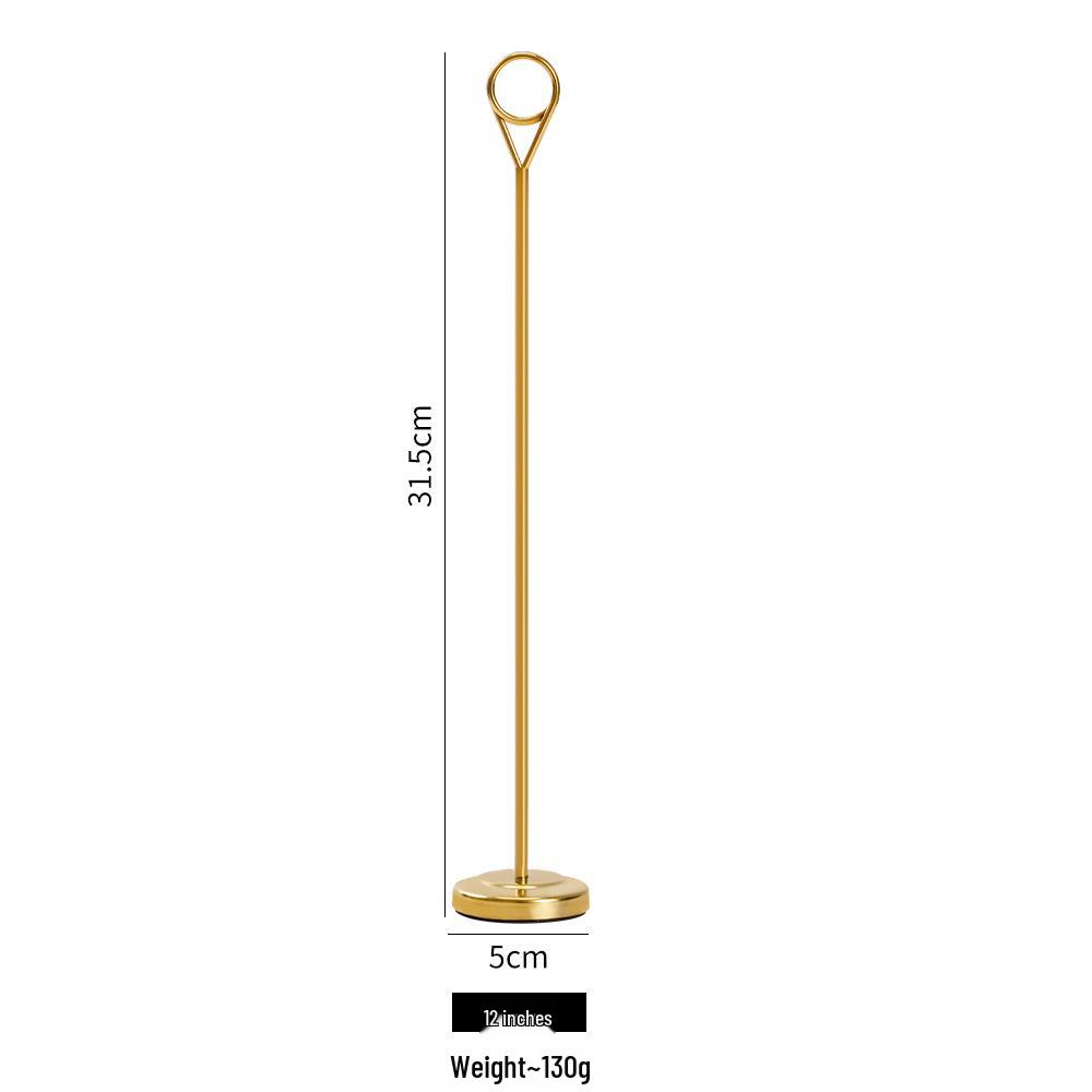 Suport suport pentru carduri de loc pentru nuntă și banchet din oțel inoxidabil