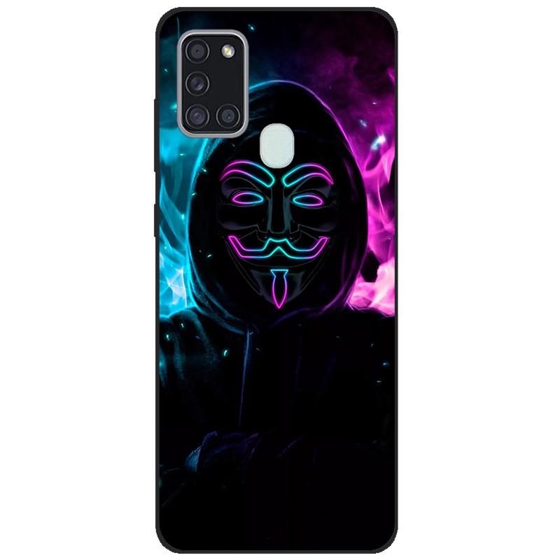 For Samsung A21s SM-A217F/DSN Back Cover tpu Soft Silicone Phone Case For Samsung Galaxy A21s Case Mobile Phone black coque new