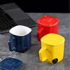 Creative Trash Can Design Ceramics Mugs with Lid Coffee Mug Milk Tea Office Cup Drinkware Holiday Birthday Gift Funny Coffee Cup