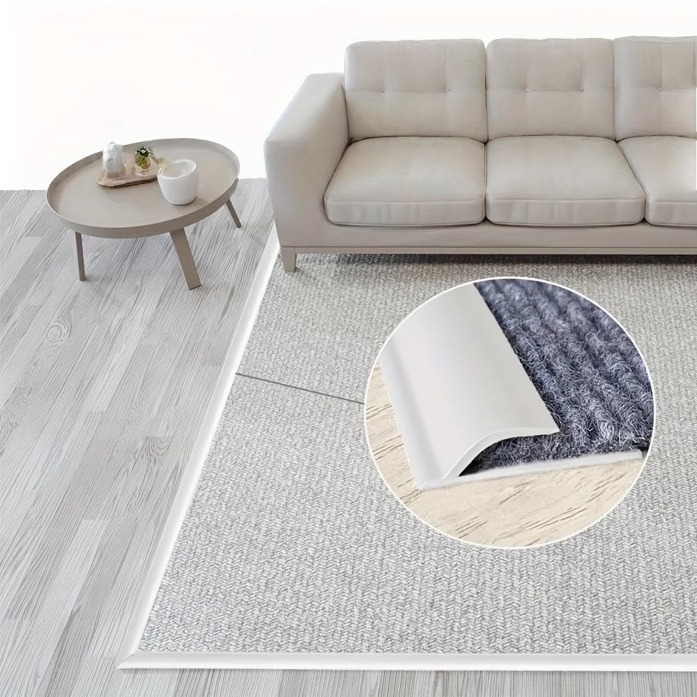 1PC 118.11in Indoor Flooring Transition Carpet Edge Strip Multi-surface Compatibility Seamless Flooring Transition Traction Enha