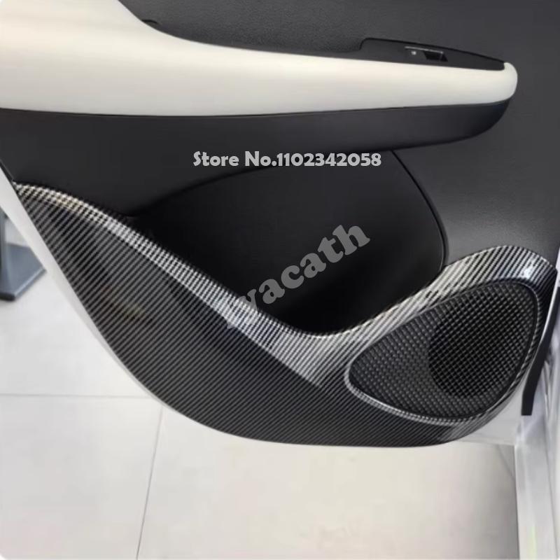 For Seal 05 /Seal 5 DM-i 2025 2026  ABS carbonfiber interior  Side Door panle Door Anti-kick Mat Anti-Dirty Protector Cover Trim