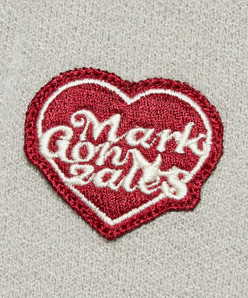 Mark Gonzales Mg Heart Wappen Knit Sweater - Gray