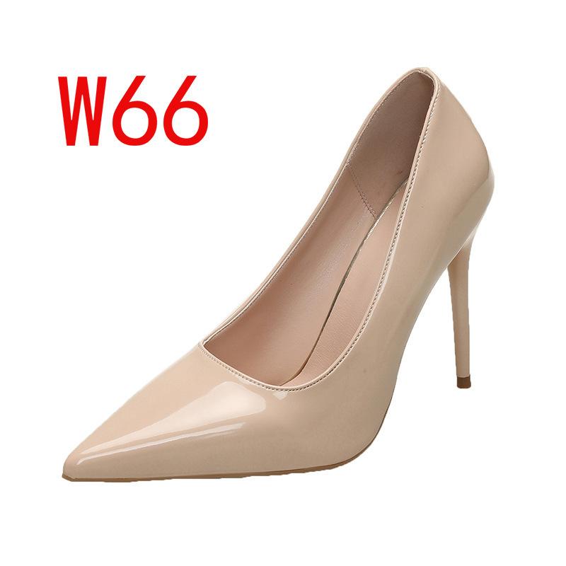 Czarne wysokie obcasy 2025 jesień jednolity kolor buty do pracy szpilka duży rozmiar 41-43 temperament zaawansowane poczucie jeden pedał