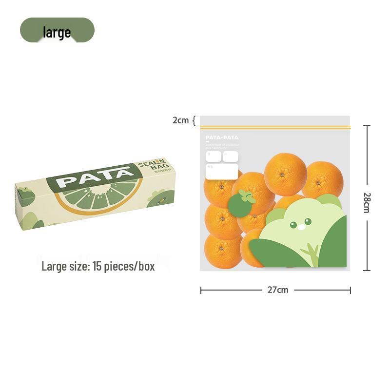 Thickened Self-Sealing Plastic Bags for Fresh-Keeping and Freezer Storage