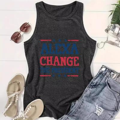 Top T-shirt da Donna Primavera ed Estate Girocollo Pullover Gilet