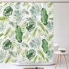 Elegant Flowers Shower Curtain 3D Print Floral Bathroom Curtain Polyester Bath Curtains Room Decor Curtain Washable With Hooks