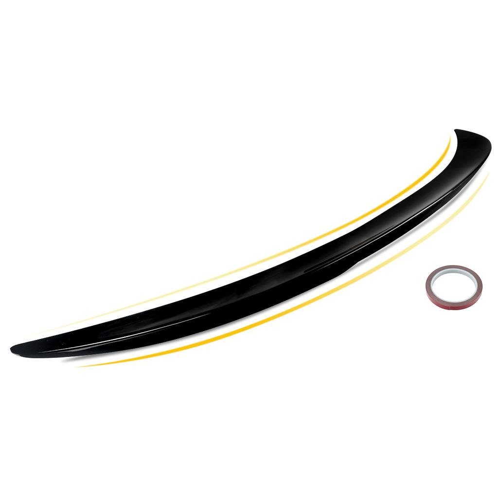 M Performance Style Rear Trunk Spoiler Wing Compatible with BMW F10 535i 550i M5 2011-2016 Gloss Black