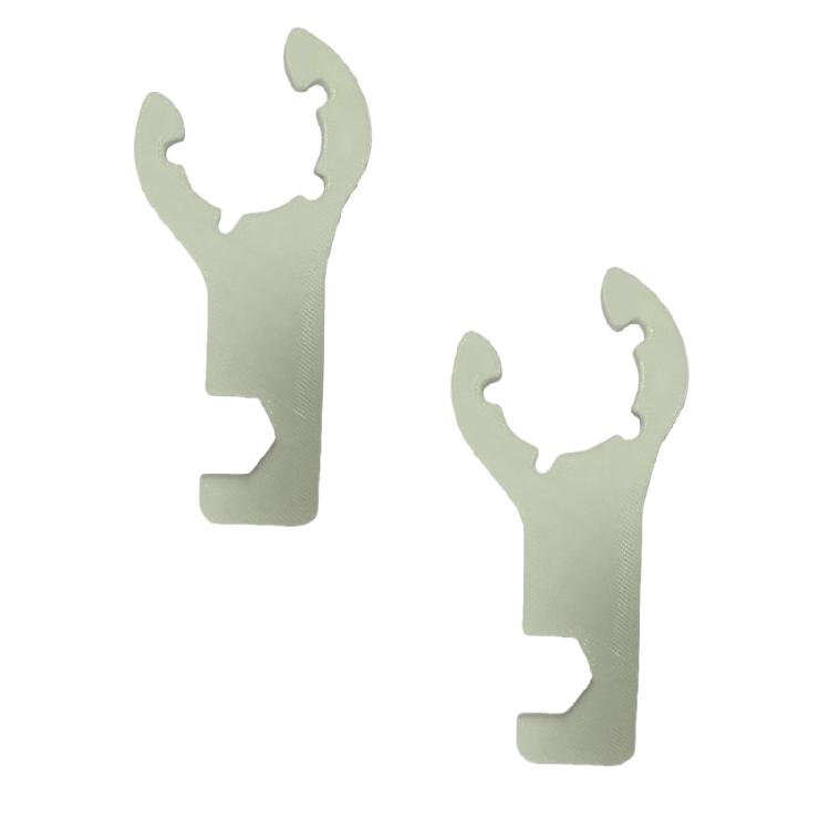 

Pack of 2 Caravans RVs Gas Bottle Wrench RVs Motorhome Accessories Multifunctional Gas Bottle Wrench Tools ABS Construct белый