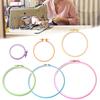 10 Pcs Embroidery Frame Round Embroidery Hoop Crosses Stitching Hoop Adjustable Embroidery Hoop for Craft Project