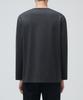 Musinsa Standard Ponte Crew Neck Long Sleeve T-Shirt [Dark Gray]