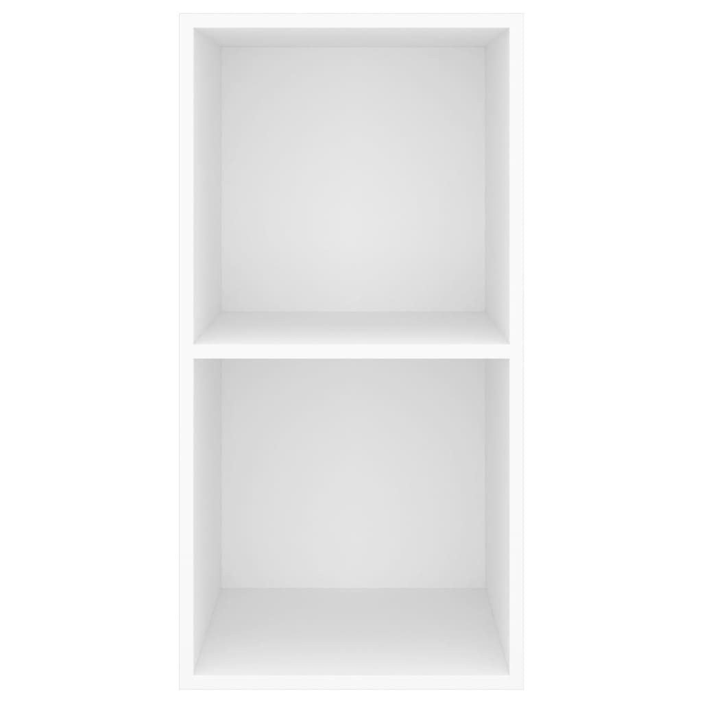 Wall Mounted TV Cabinet White 37 X 37 X 72 Cm Engineered Wood