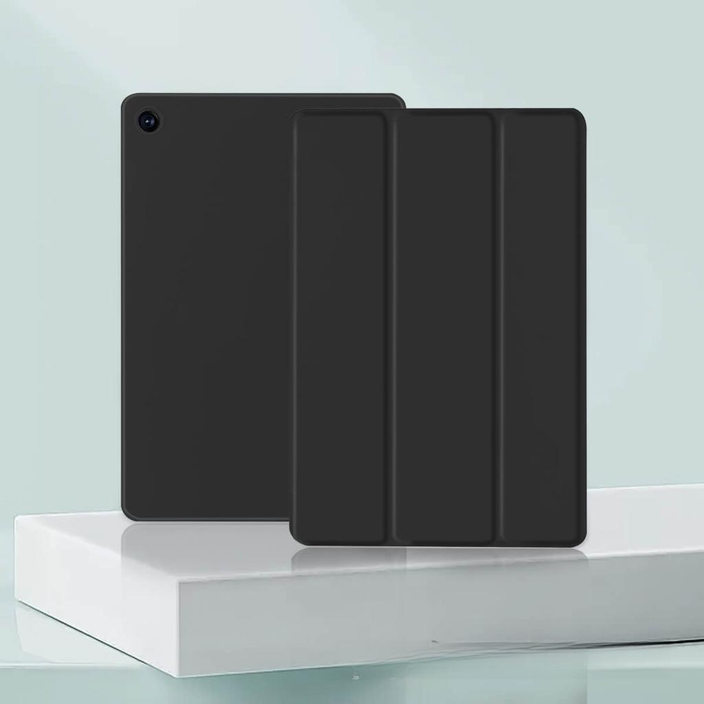 FOR Galaxy tabA8 tablet A9plus protective case S9FE leather T500 Tri-Fold T505 sleep mode TPU soft