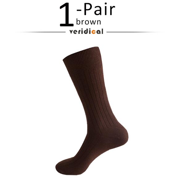 Herren Lange Socken Plus Gekämmte Baumwolle Gestreift Business Atmungsaktiv, Deodorant Partykleid Übergröße Formelle Socken Gentleman EU45-50