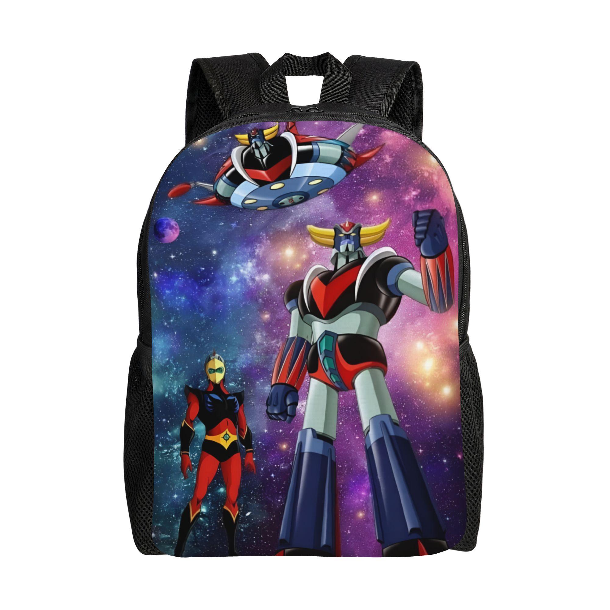 Sac à dos de voyage Robo Grendizers Hommes Femmes École Ordinateur Portable Sac à livres Anime Étudiant Universitaire Sacs Daypack One Size