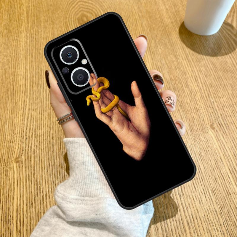 Hand Schlange Hülle Für OPPO Reno 14 F 10 11 12 13 Pro 13F 12F 11F 7 8 Lite OPPO Find X6 X5 X8 X9 Pro Hülle