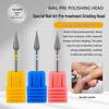 Russian Style Nail Art Grinding Head for Dead Skin Removal - Diamond Sand, Bud Shape