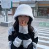 Versatile Plush Fisherman Hat for Autumn and Winter Face Showing Small Bucket Hat Korean Style Warm and Cold Proof Basin Hat