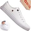 Białe damskie sneakersy BIG star AA274010 klasyczne tekstylne sneakersy
