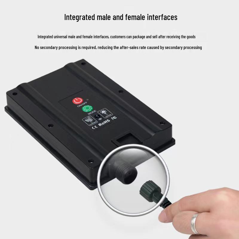 24V Solar Charging Panel with Copper Wire, Outdoor Low Voltage Light, Portable Remote Control, USB Interface, Energy Storage, Photovoltaic Accessory.