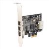 -PEX30016 3 Port IEEE 1394 Firewire 1394B & 1394A PCIe 1.1 X1 Card TI XIO2213B Chipset Requires Legacy Driver