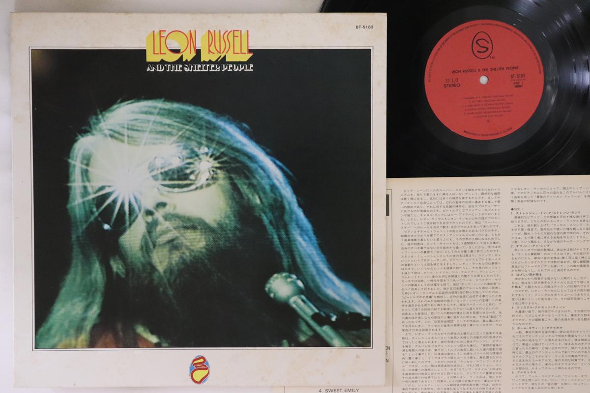 LP Record LEON RUSSELL Leon Russell Shelter People BT5183 SHELTER 1971 Japan Rock Used