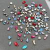 100Pcs Mixed Glass Crystal Hybrid Diamond Rhinestones Nail Art Decorations