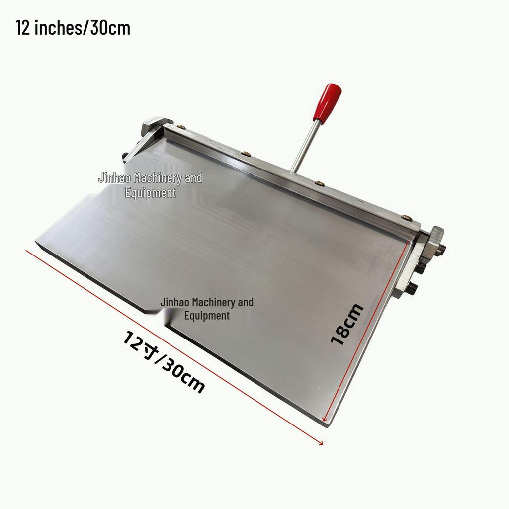 Manual Foot-Operated Creasing Machine for Leather Edges, New Model - Available in 12", 14", 16", 20", 24", and 32" Sizes