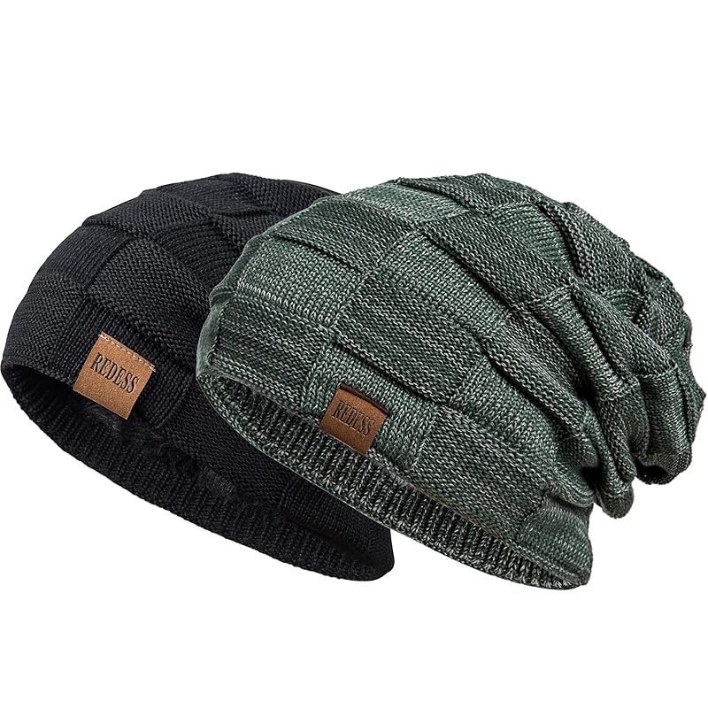 

[REDESS] beanie hat men s ladies winter warm hat knit Slouch Thick skull cap