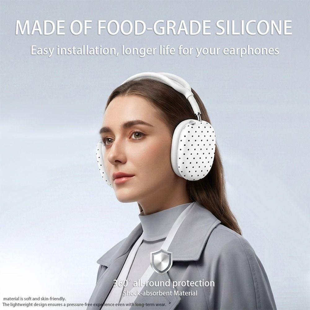 4Pcs Full-protection Headphone Protective Cover Shockproof Ear Pads for AirPods Max 2/AirPods Max