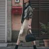 SAGEMENT [0720_b PICK] EZRA CASH SHAWL MUFFLER_BLACK