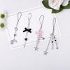 Set of 4 Cute Card Chain Mobile Phone Dangle Unique Keyring Stylish Phone Decorations Suitable for Various Occasion