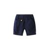 Boys' Pocket Shorts Summer Solid Color Pants Children's Casual Shorts Kids' Low-Waist Mid-Length Pants