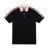 Polo Shirts Men's Black Polo Collar Moderate 500972-X9M38-1106