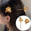Fermacapelli da Donna Fiore con Perle Finte Fermaglio per Capelli Stile Retrò Francese Fermaglio per Ciuffo Laterale Accessori per Capelli