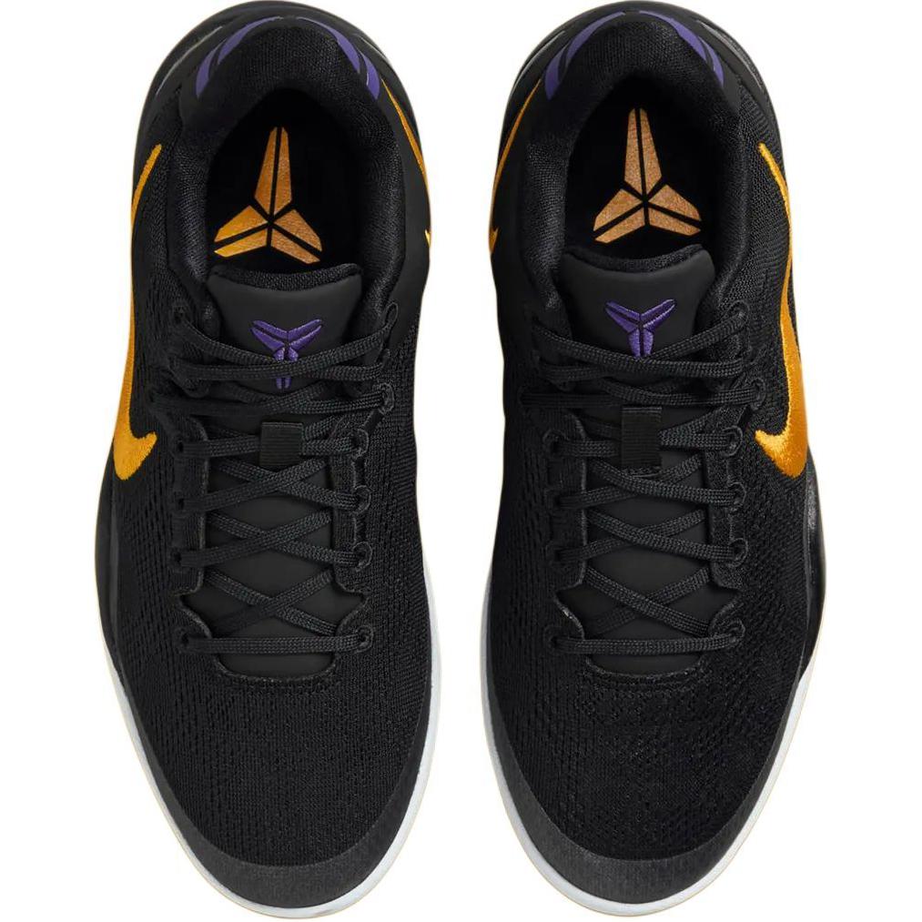 Nike Kobe 8 GS Lakers Away Dětské tenisky Černá Univerzitní-Zlatá Bílá FN0266-002