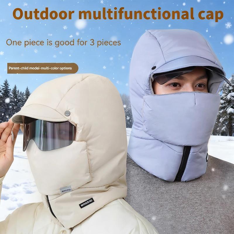 Zimowe gogle design czapka do jazdy podszewka polarowa wodoodporna ochrona przed zimnem wygodna wielokolorowa