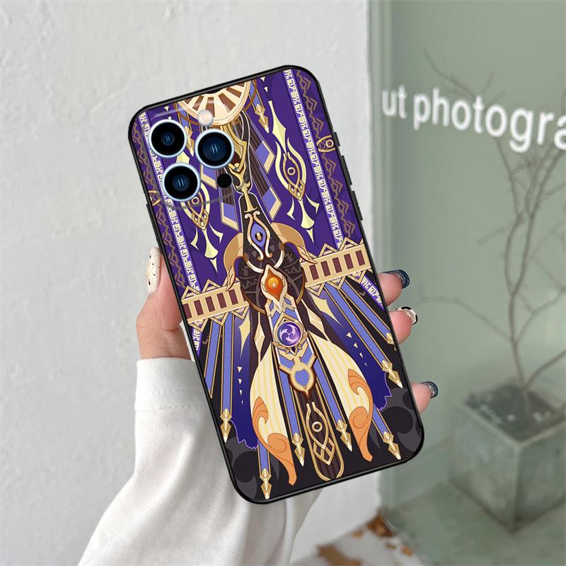 Genshin Impact Cyno Case For iPhone 16 15 11 12 13 14 Pro Max Plus XS X XR 12 13 Mini Back Cover
