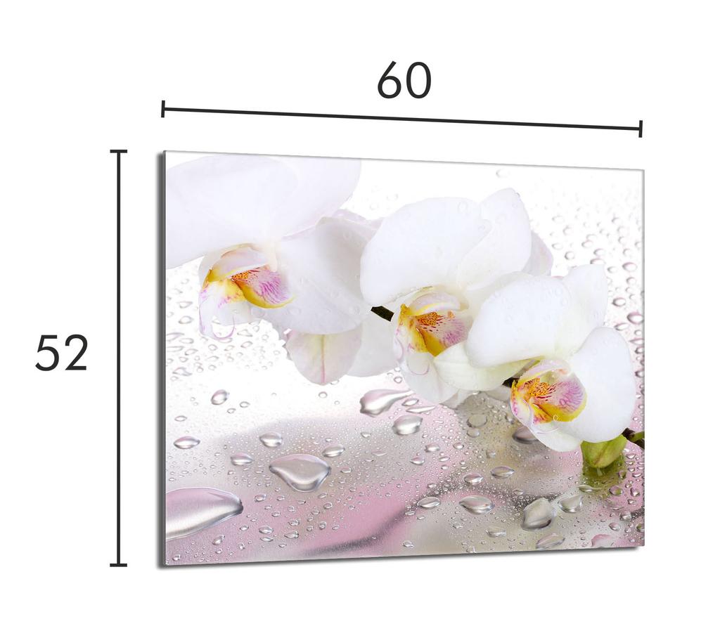 Glass Hob Protector 60x52 Orchid