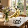 Rust Proof Banana Holder with Base Fruit Vertical Storage Rack  Kitchen Storage