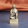 Brass Zodiac Guardian God Desktop Ornament Wealth Attraction Copper Seal Study Room Decoration Old Copperware Wholesale