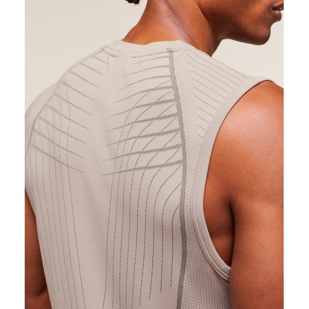 Gymshark Apex Seamless Tank Mushroom Grey Pitch Grey A2b4t Gdmt