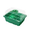 12-well Plastic Seedling Pot Succulent Sowing Seedling Box Insulated Seedling Tray
